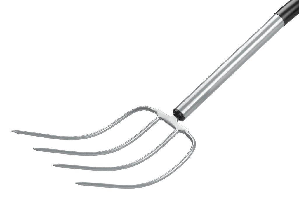 Widły gospodarcze 4-zębne na metalowym trzonku extra long dł 1580mm extreme - zdjęcie 2