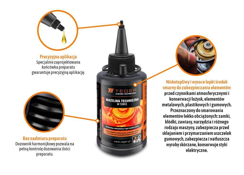 Wazelina techniczna w tubce70 mlteger | T-W-CH1056 - zdjęcie 2