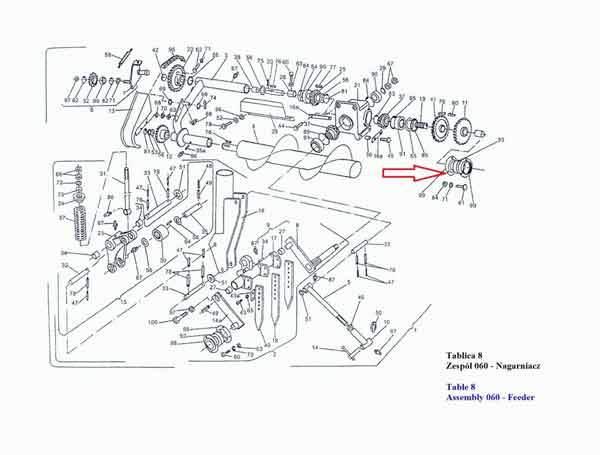 Oprawa Blaszana Łożyska P-208 Prasa Kostkująca Z-224 Sipma - zdjęcie 4