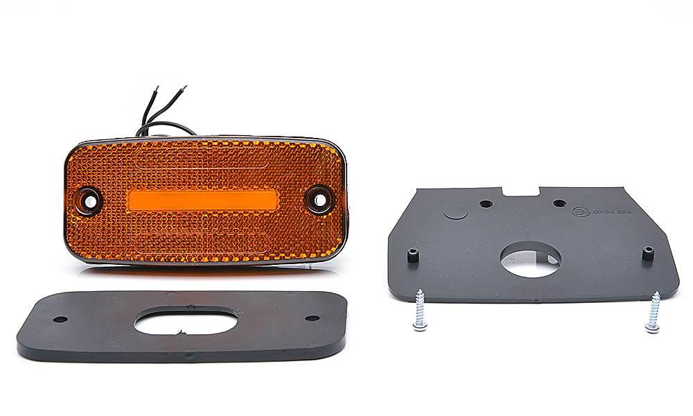 Lampa Obrysowa Pozycyjna Boczna W157 Led 12/24v Pomarańczowa - zdjęcie 5