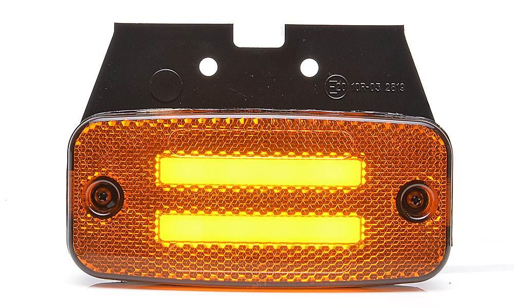 Lampa Obrysowa Pozycyjna Boczna W158 Led 12/24v Pomarańczowa