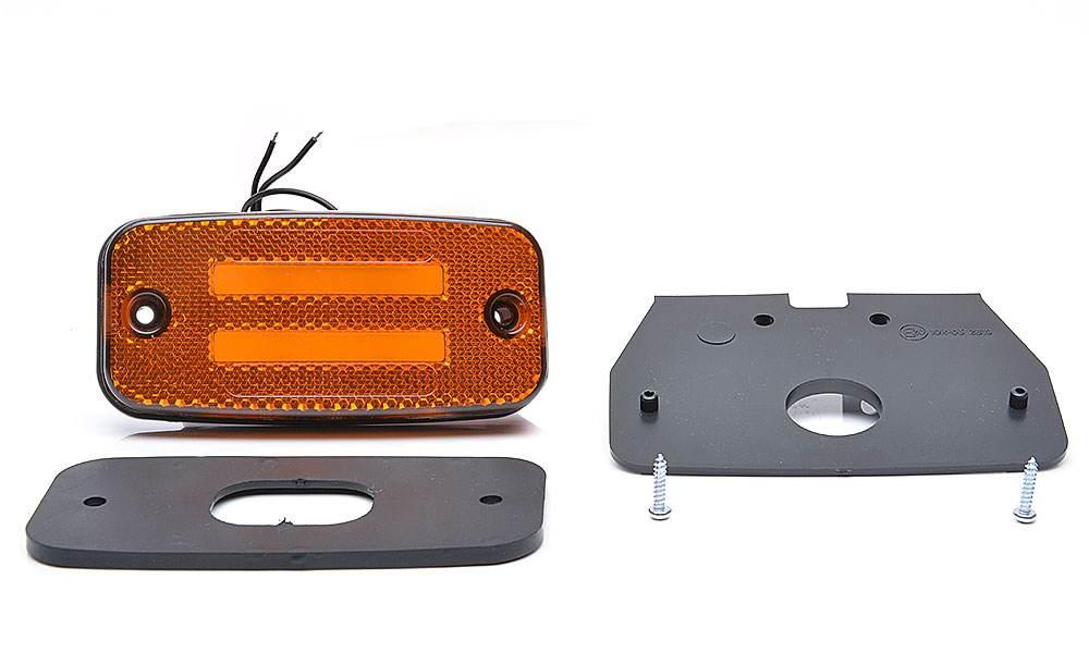 Lampa Obrysowa Pozycyjna Boczna W158 Led 12/24v Pomarańczowa - zdjęcie 4