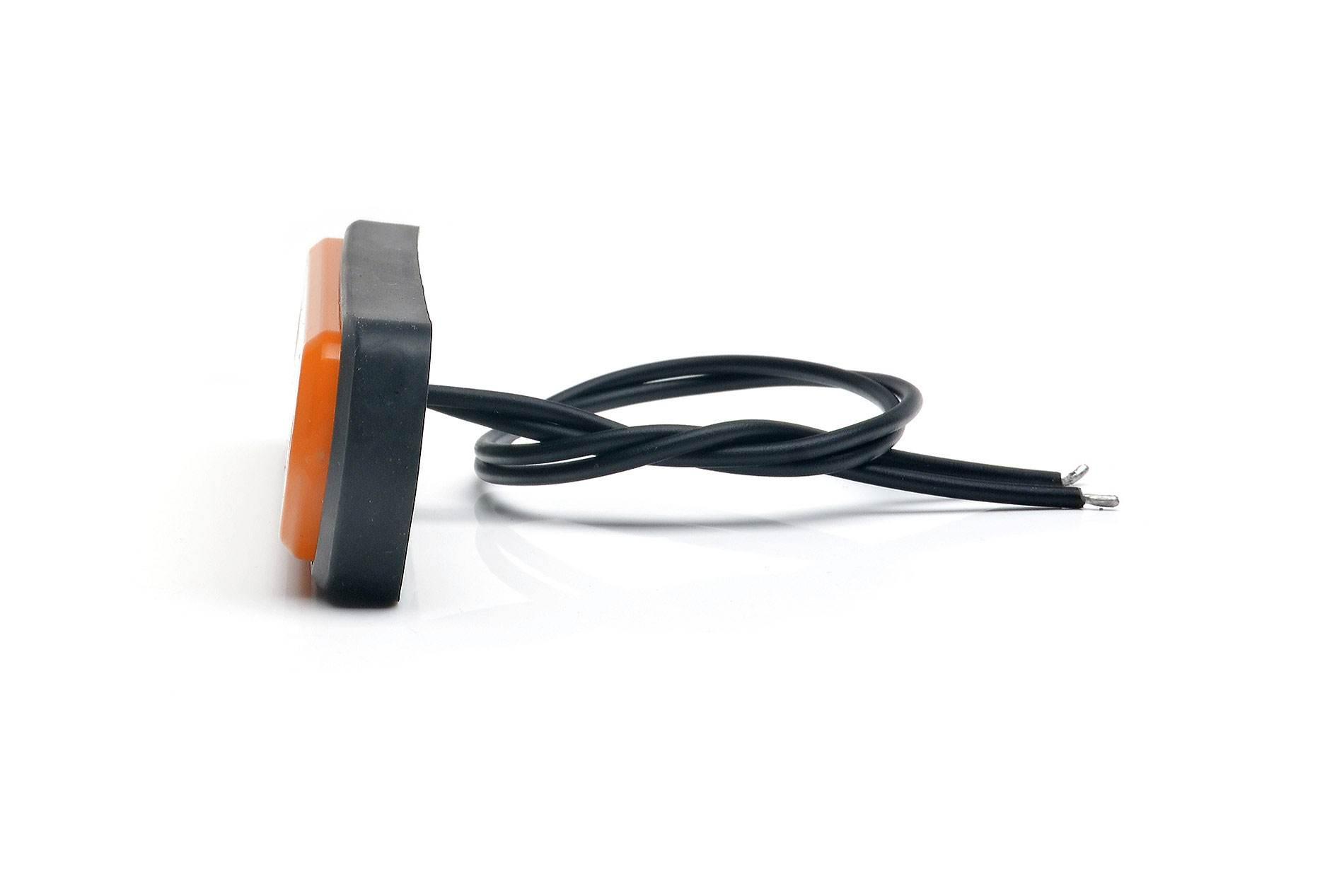 Lampa Obrysowa Pozycyjna Boczna W189n Led 12v/24v Pomarańczowa - zdjęcie 2