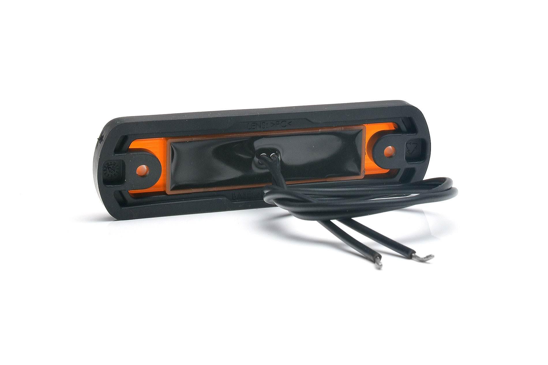 Lampa Obrysowa Pozycyjna Boczna W189n Led 12v/24v Pomarańczowa - zdjęcie 3