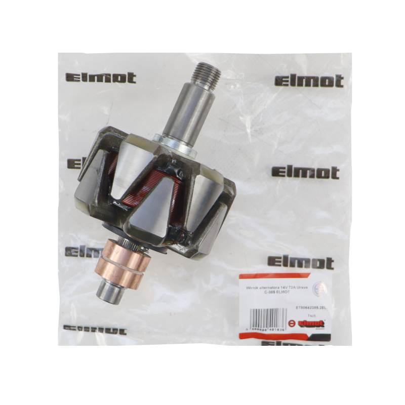 Wirnik Alternatora 14v 72a Dwa Paski 9515672 Ursus C-385 Elmot - zdjęcie 4