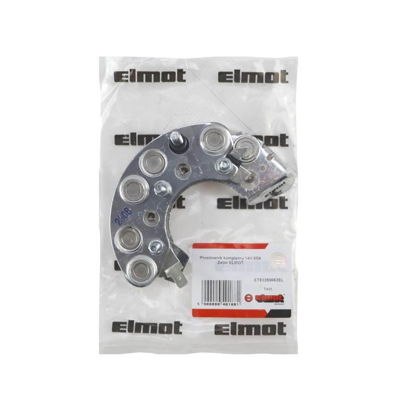 Prostownik Kompletny Alternatora 14v 55a 9516653 Zetor Elmot - zdjęcie 4