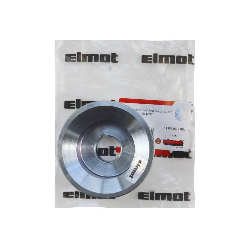 Koło Pasowe Alternatora 14v 72a Dwa Paski 9515672 Ursus C-385 Elmot - zdjęcie 4