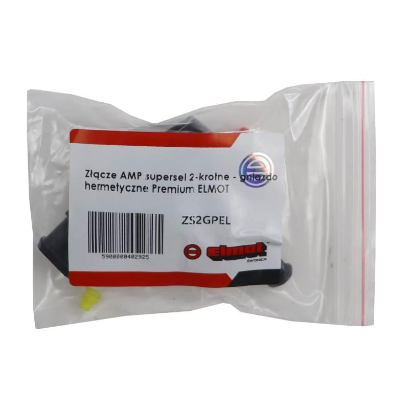 Złącze Amp Superseal 2-Krotne Gniazdo Hermetyczne Premium Elmot - zdjęcie 3