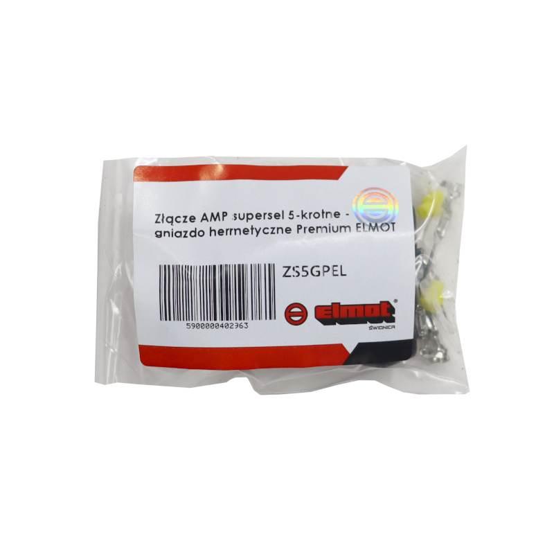 Złącze Amp Superseal 5-Krotne Gniazdo Hermetyczne Premium Elmot - zdjęcie 3