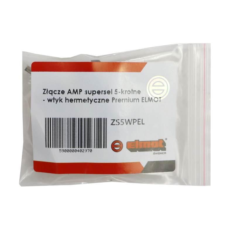 Złącze Amp Superseal 5-Krotne Wtyk Hermetyczne Premium Elmot - zdjęcie 3