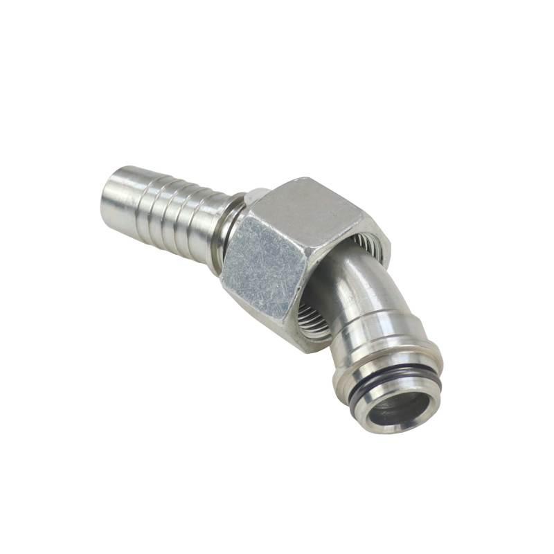 Końcówka Zakucie Hydrauliczne Dkos 45° Dn20 20s M30x2 Ciężka Premium Hydral - zdjęcie 3