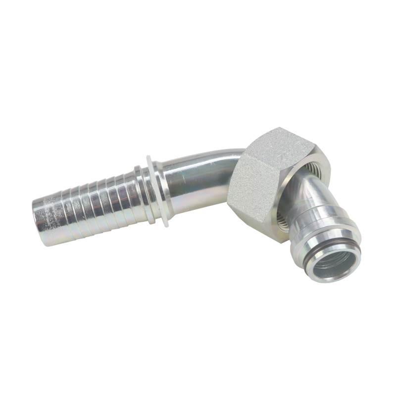 Końcówka Zakucie Hydrauliczne Dkos 90° Dn25 25s M36x2 Ciężka Premium Hydral - zdjęcie 3