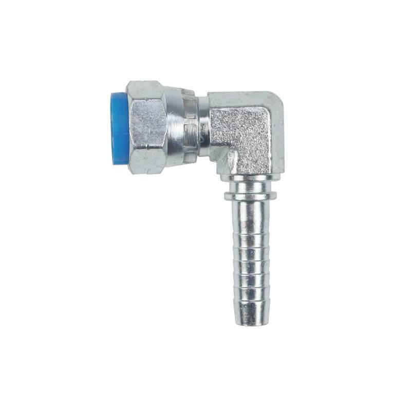 Końcówka Zakucie Hydrauliczne Dkr 90° Dn10 3/8" Kompaktowa Kuta Premium