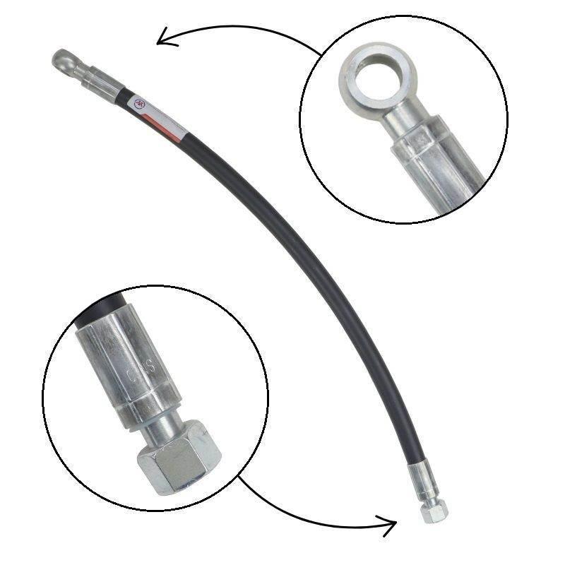 Przewód Hydrauliczny Dn10 350bar Gwint Wewnętrzny M18x1,5 Prosta Oczko - zdjęcie 2