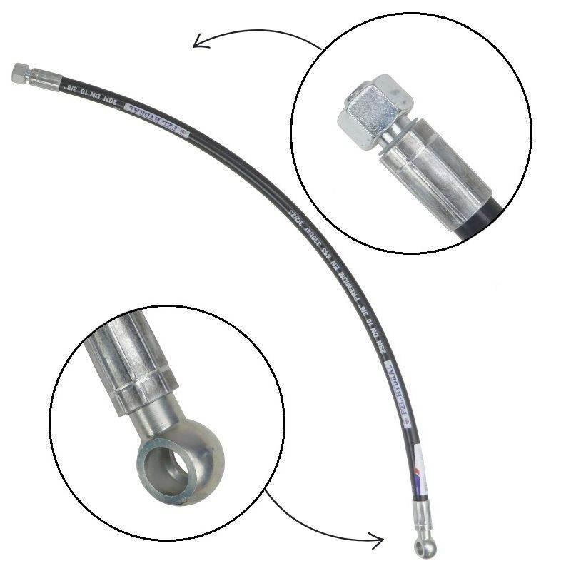 Przewód Hydrauliczny Dn10 350bar Gwint Wewnętrzny M18x1,5 Prosta Oczko - zdjęcie 2