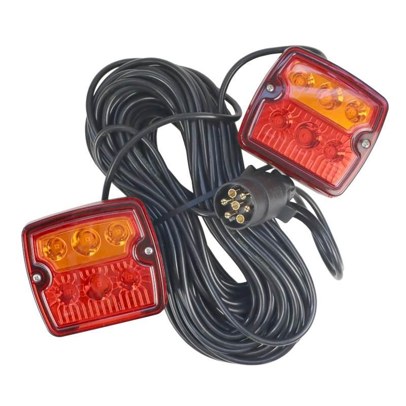 Instalacja Zestaw Oświetlenia Z Magnesami 12m 12v Kabel 1mm Lampa Led