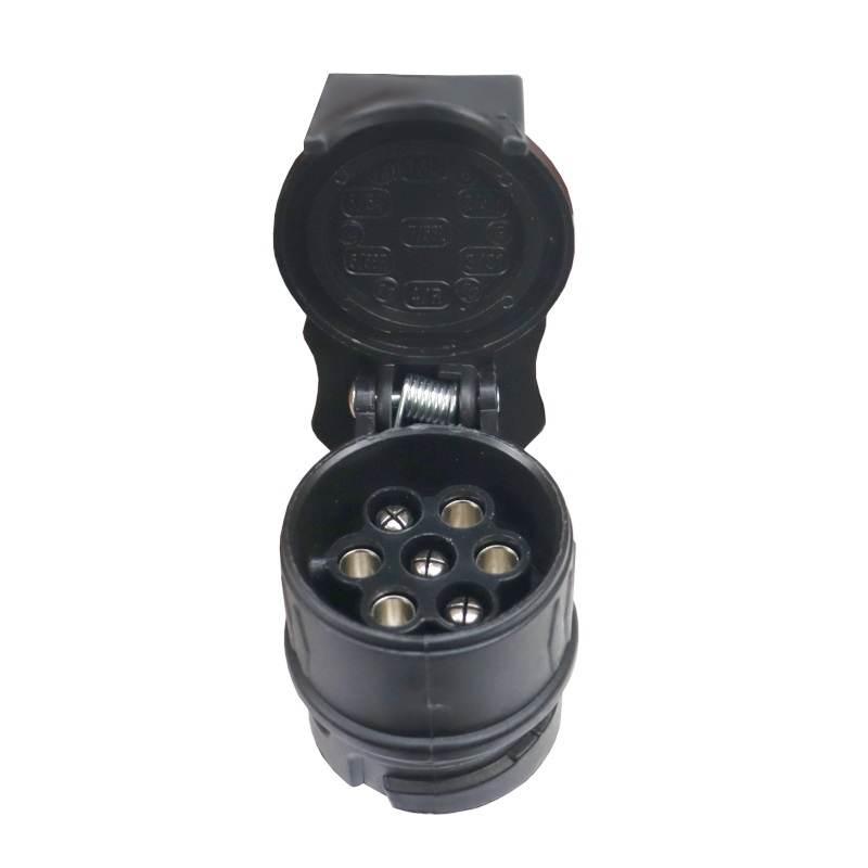 Adapter Przejściówka Gniazda Złącza 13/7 12v Wtyki Niklowane Premium Elmot - zdjęcie 2