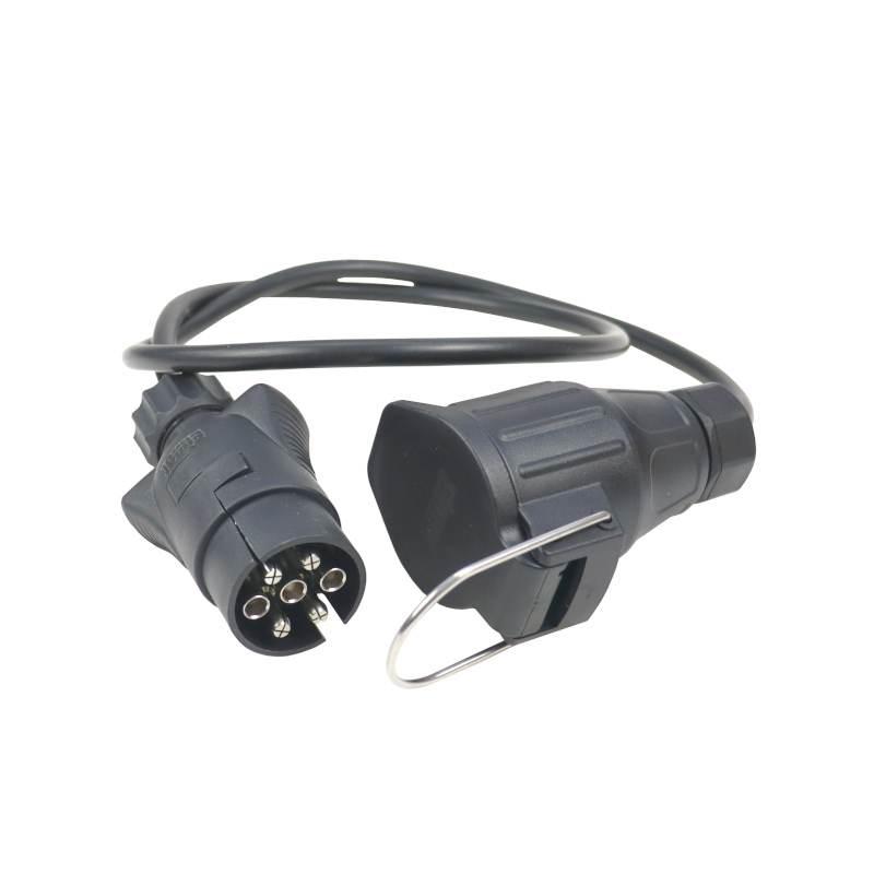 Adapter Przejściówka Gniazda Złącza Kablowy 7/13 12v Długość 1,0m Elmot