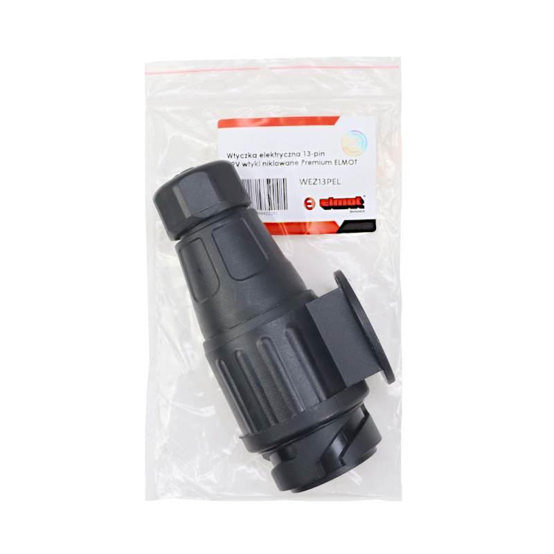 Wtyczka Elektryczna 13-Pin 12v Wtyki Niklowane Premium Elmot - zdjęcie 4