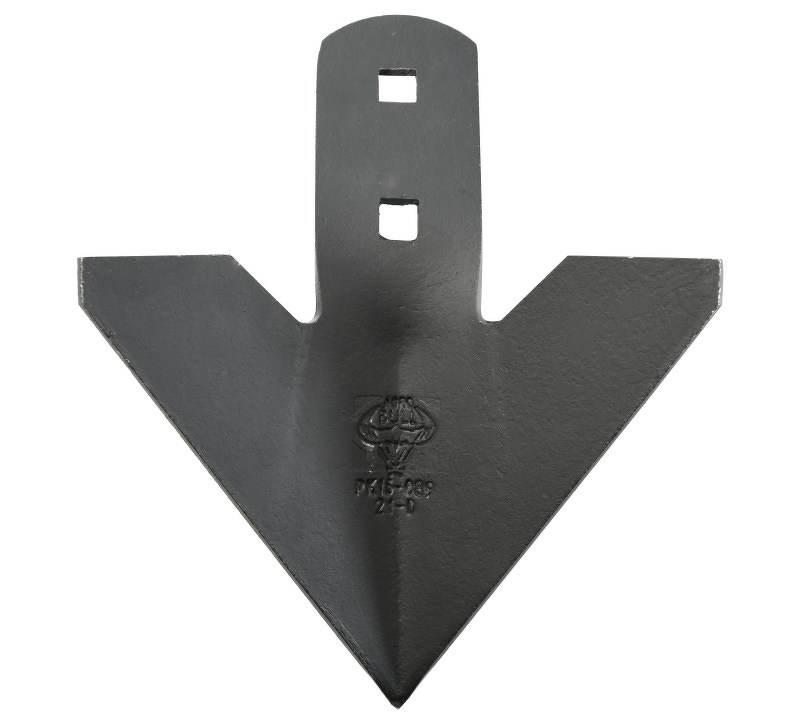 Gęsiostopka 2-otworowa szerokość 160mm stal borowa 46 HRC Kultywator