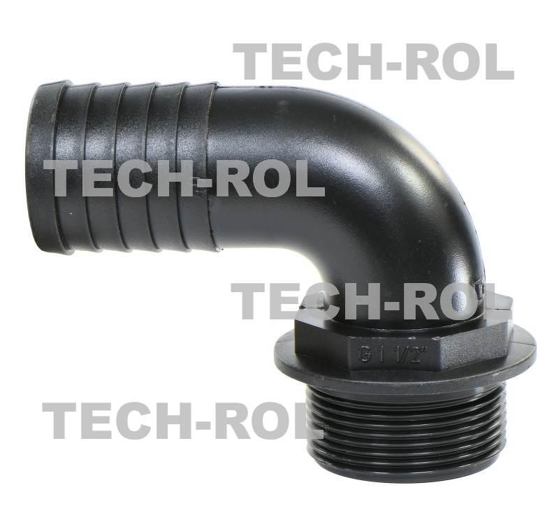 Kolanko z gwintem zewnętrznym 1 1/2” fi-40 Arag Opryskiwacz A-1132640