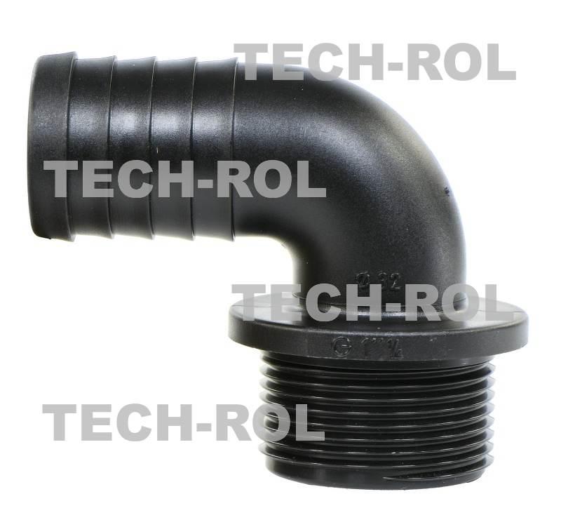 Kolanko z gwintem zewnętrznym 1 1/4” fi-32 Arag Opryskiwacz A-1132532
