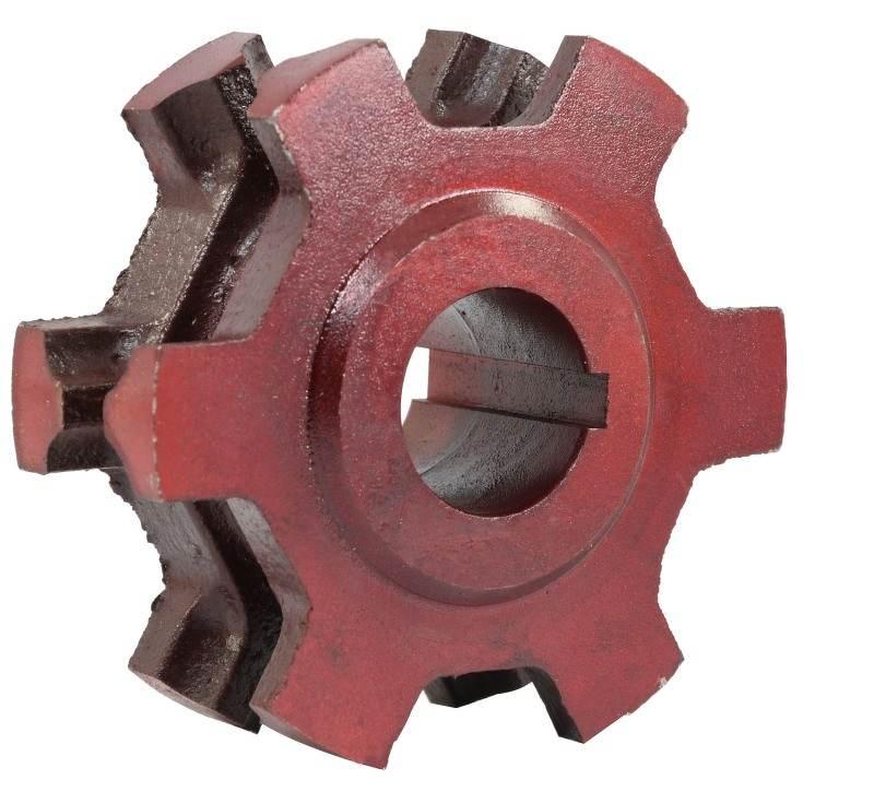Koło gniazdowe na wpust-10mm Z-6 wysoki ząb wzór niemiecki Rozrzutnik