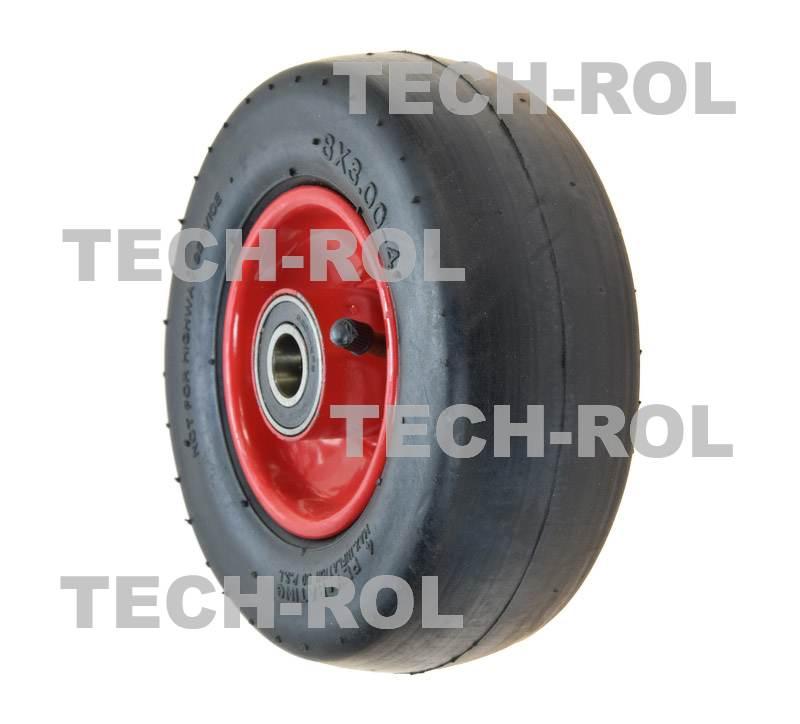 Koło uniwersalne 8x3.00-4 4PR na ośna oś fi-20mm Owijarka 300-4/4 Gumax