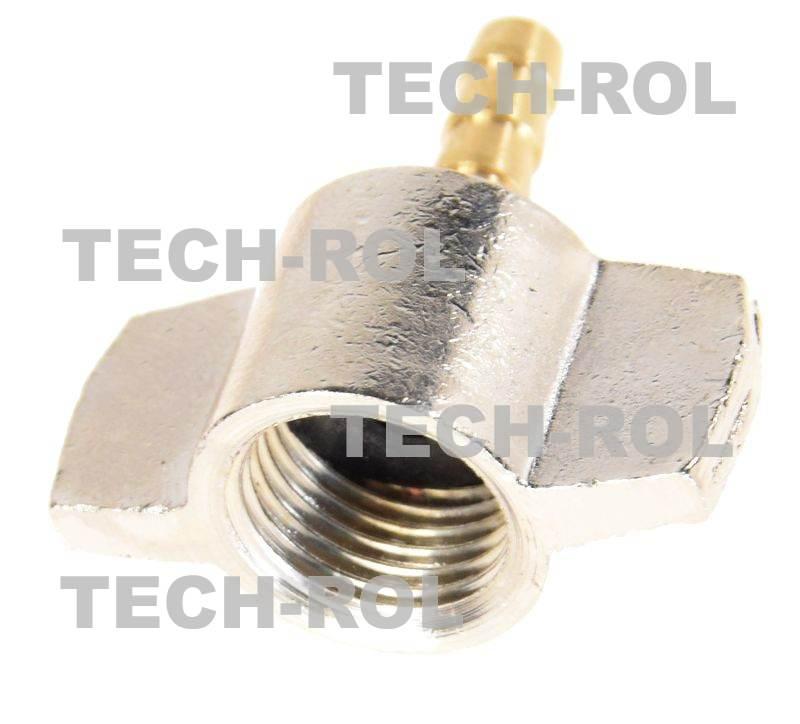 Końcówka przewodu do pompowania motylek 6mm M16/1,5 KDP002 AKC1051