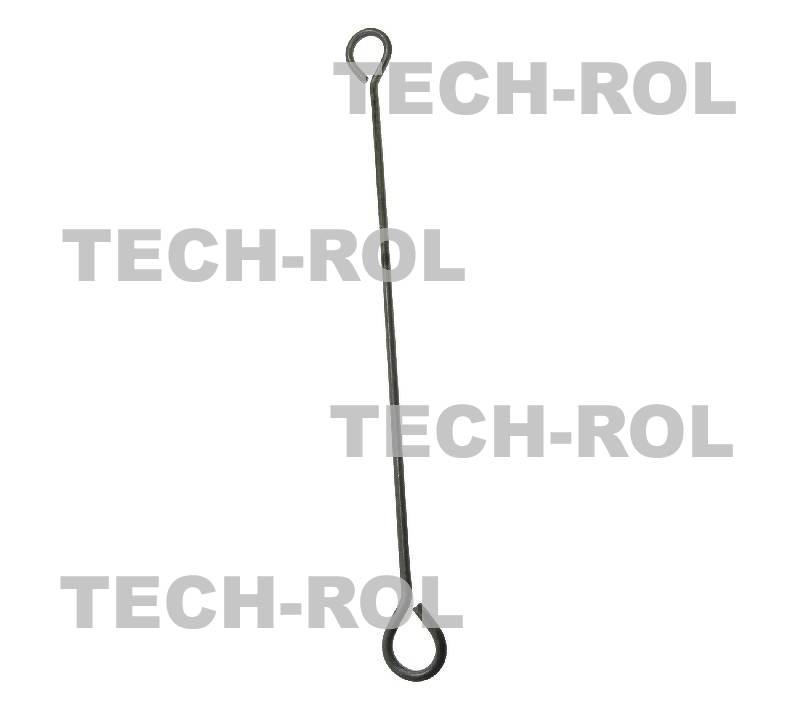 Łącznik zgrabiarki pojedynczy długi długość-44cm Zgrabiarka pasowa