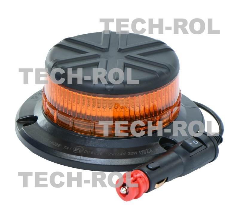 Lampa błyskowa diodowa na magnes,12V/24V TT.410 Produkt Standard
