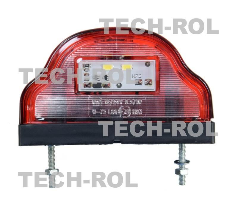 Lampa podświetlenia tablicy diodowa 12V 24V 409 W72 Waś