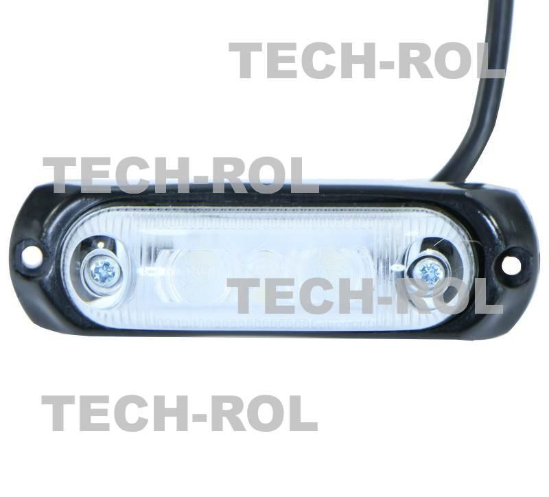 Lampa pozycyjna diodowa przednia uniwersalna 12V 24V LD377 Horpol