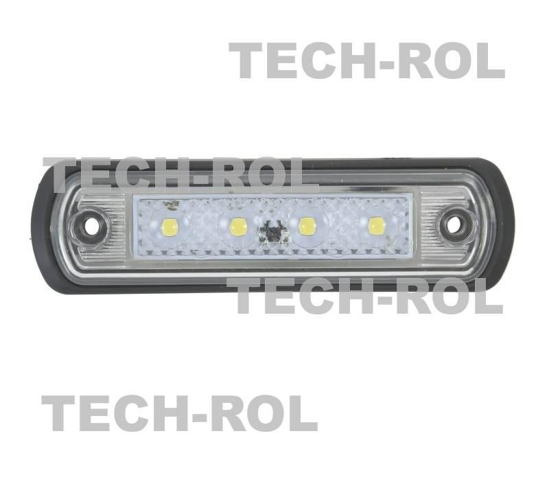 Lampa pozycyjna diodowa przednia uniwersalna 12V 24V 1340 W189 Waś