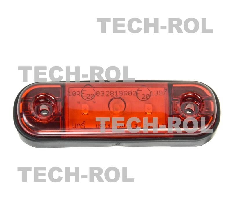 Lampa pozycyjna diodowa tylna uniwersalna 12V 24V 709 W97.1 Waś