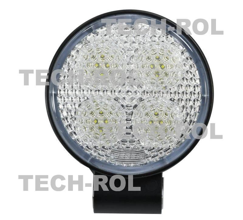 Lampa robocza diodowa okrągła 4 led x 5,25 W 21 W 12V 24V 2000lm