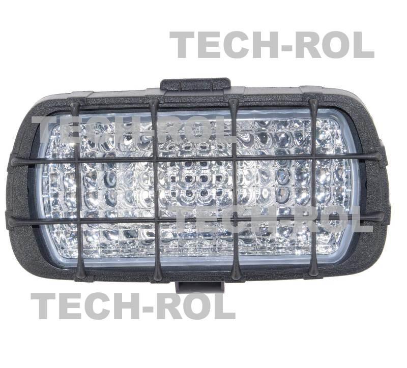 Lampa robocza prostokątna 195mm 96mm H3 12V 55W H3 24V 70W