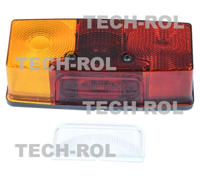 Lampa tylna zespolona lewa pasuje do ciągników Deutz-Fahr Renault John