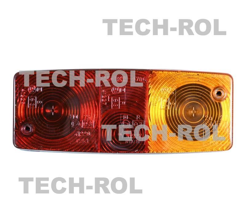 Lampa tylna zespolona prawa pasuje do ciągników Deutz-Fahr Renault John