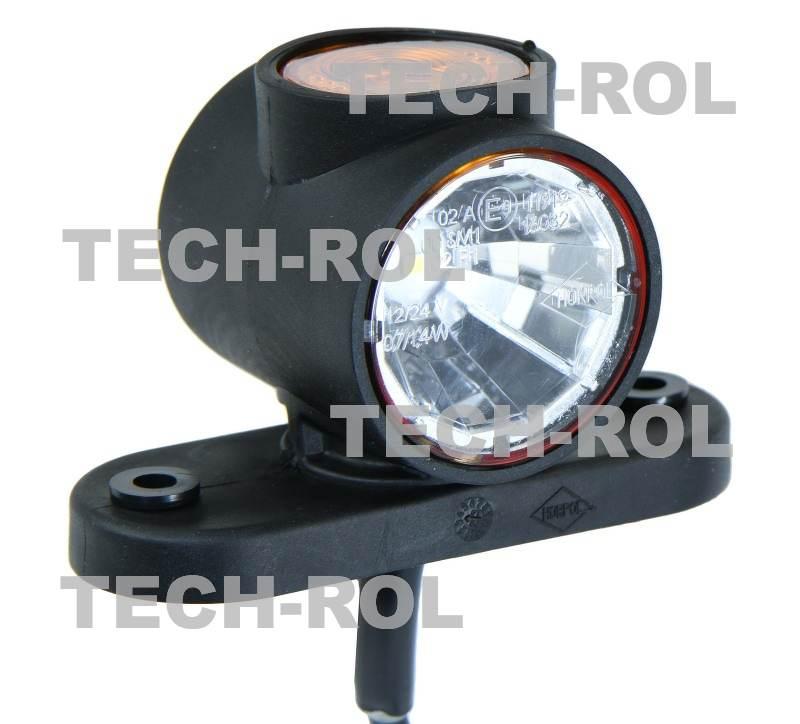Lampa zespolona diodowa obrysowa uniwersalna przednio-tylno-boczna 12V