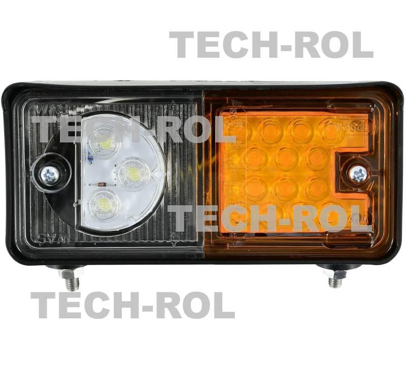 Lampa zespolona diodowa przednia,lewa kierunkowskaz pozycja W06DL 12V 24V