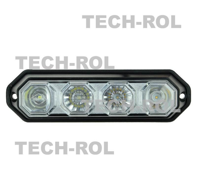 Lampa zespolona diodowa przednia uniwersalna kierunkowskaz pozycja 12V