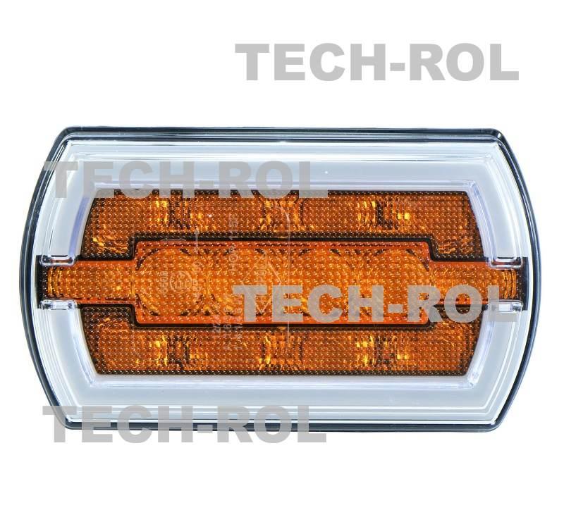 Lampa zespolona diodowa przednia uniwersalna kierunkowskaz pozycja neon 12V