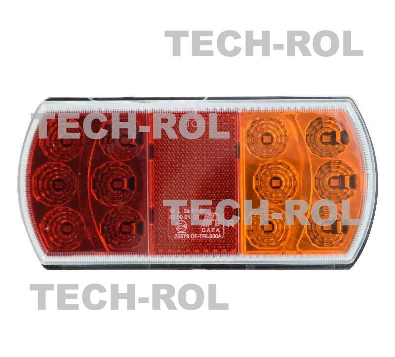 Lampa zespolona diodowa tylna prawa kierunkowskaz pozycja stop 12V 24V