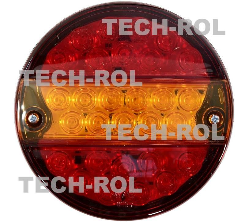 Lampa zespolona diodowa tylna,uniwersalna kierunkowskaz pozycja stop 12V