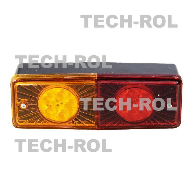 Lampa zespolona diodowa tylna,uniwersalna kierunkowskaz pozycja stop 12V