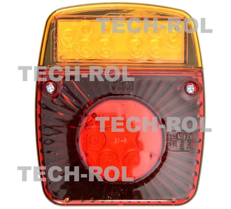 Lampa zespolona diodowa tylna uniwersalna kierunkowskaz pozycja stop 12V