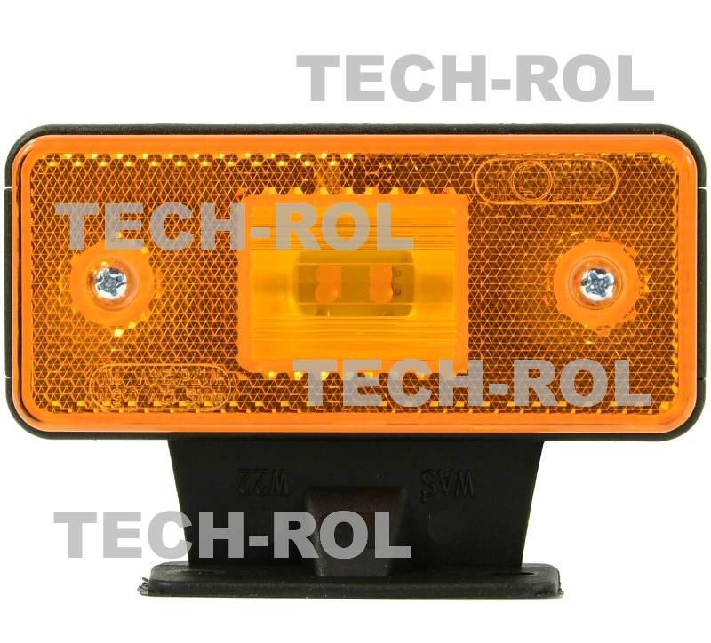Lampa zespolona obrysowa diodowa boczna uniwersalna 12V 24V 101KZ W17D