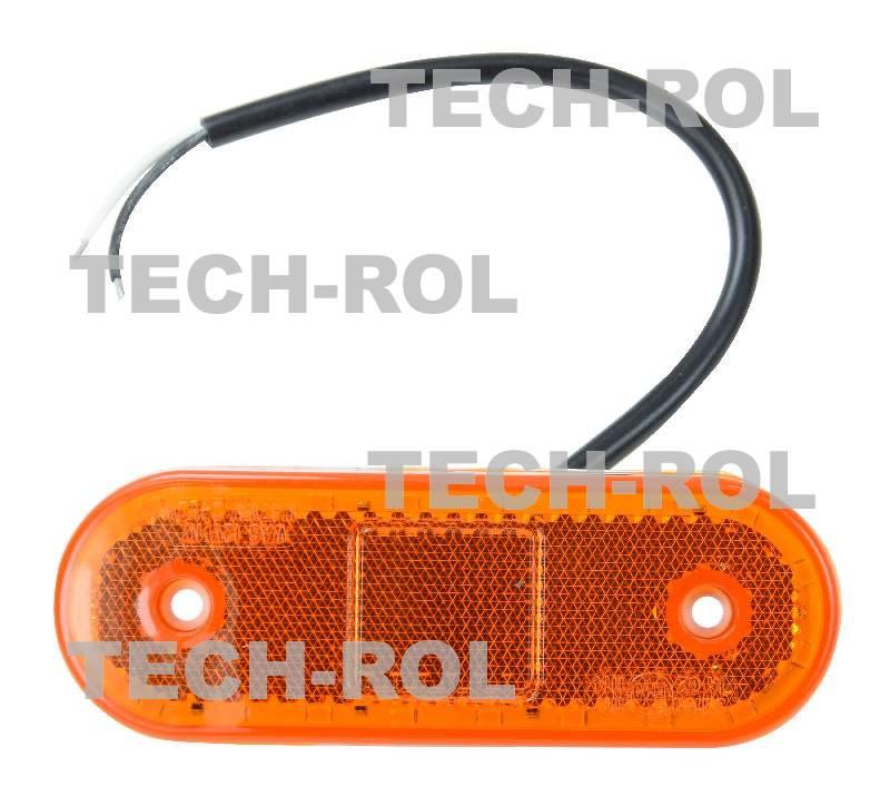 Lampa zespolona obrysowa diodowa boczna uniwersalna 20 led 12V 24V 534