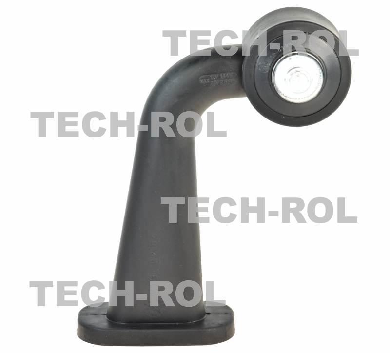 Lampa zespolona obrysowa diodowa przód-tył lewa 12V 24V 138L W21.5 Waś